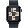 Apple Watch SE 40mm 2023 GPS Midnight Aluminum Case with Midnight Sport Loop 