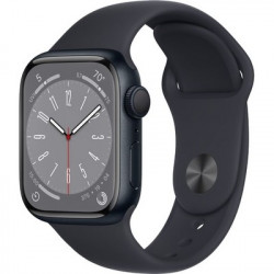 Apple Watch Series 8 41mm (GPS) Midnight Aluminum Case with Midnight Sport Band 