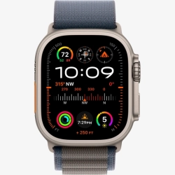 Apple Watch Ultra 2 GPS + Cellular 49mm Titanium Case with Titanium Case with Blue Alpine Loop - M/L