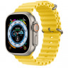 Apple Watch Ultra 49 мм Titanium Case Ocean Band Yellow