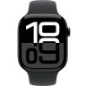 Смарт-часы Apple Watch Series 10 46mm Jet Black Aluminum Case with Black Sport Band S/M 