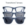 Ray-Ban Wayfarer Gen 2 Shiny Cosmic Blue, Clear/Sapphire Transitions 